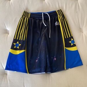 Men Basketball Galaxy Shorts Size M